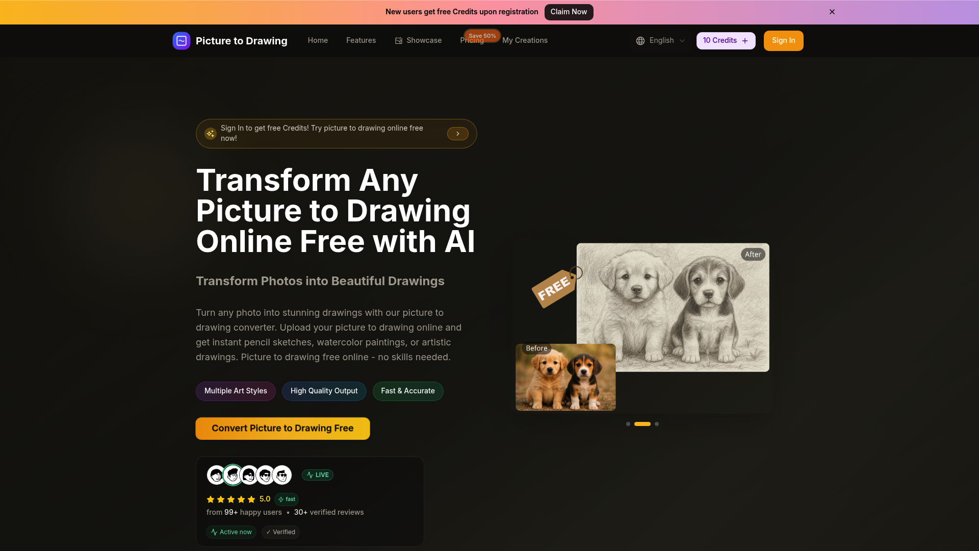 照片转手绘素描