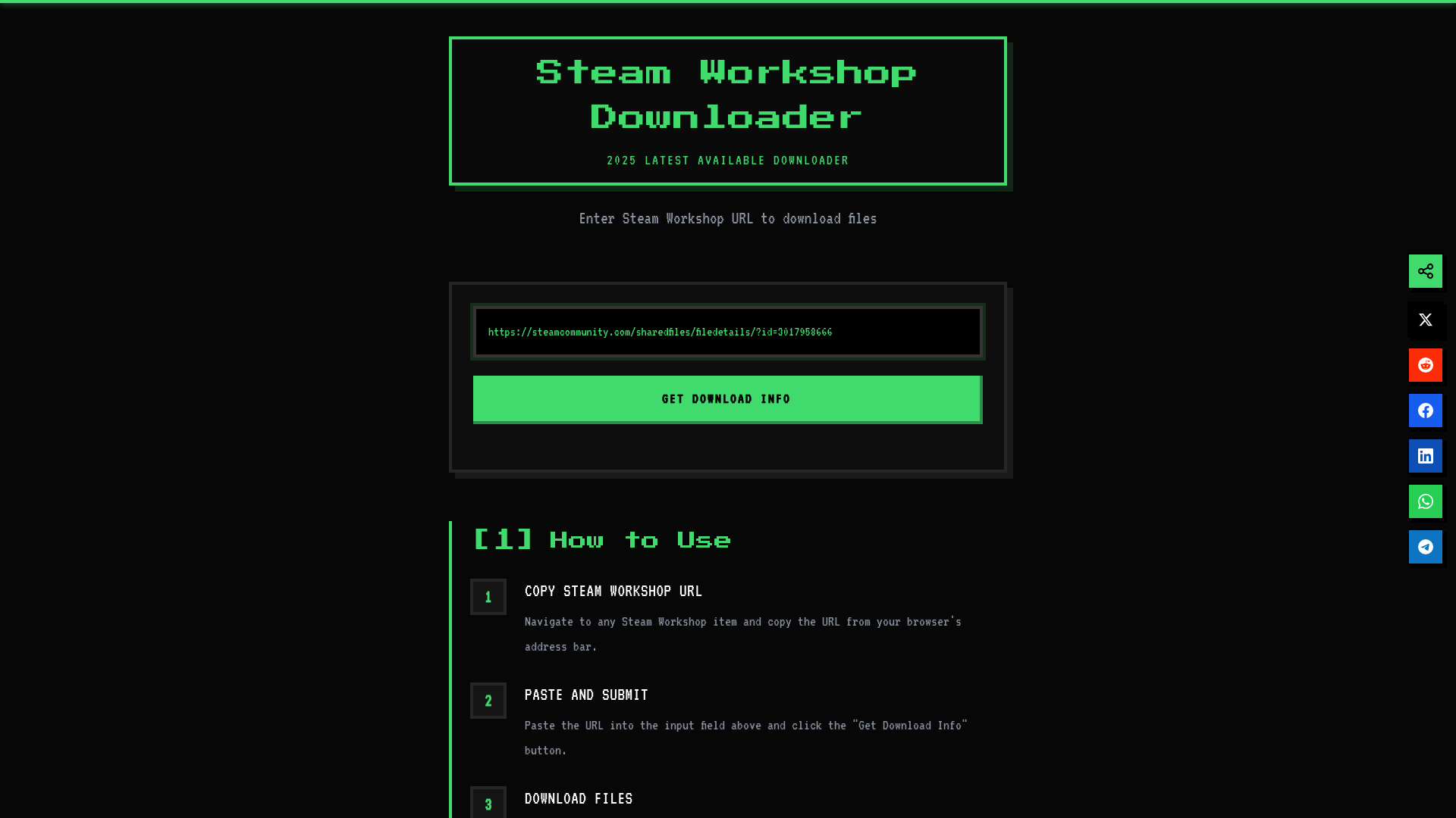 Steam Workshop Downloader