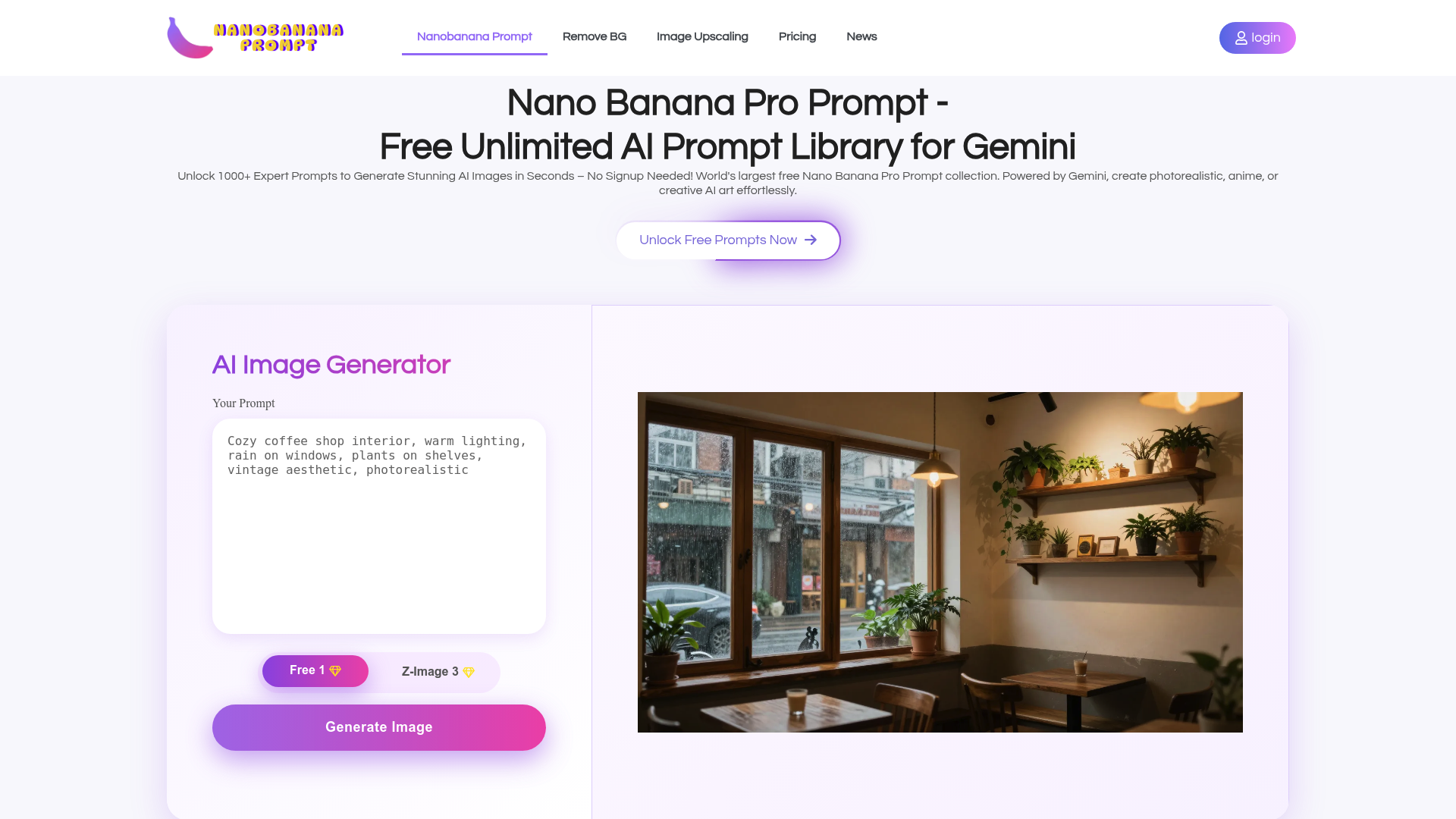 nano banana prompt — Free Gemini AI Image Prompt Library