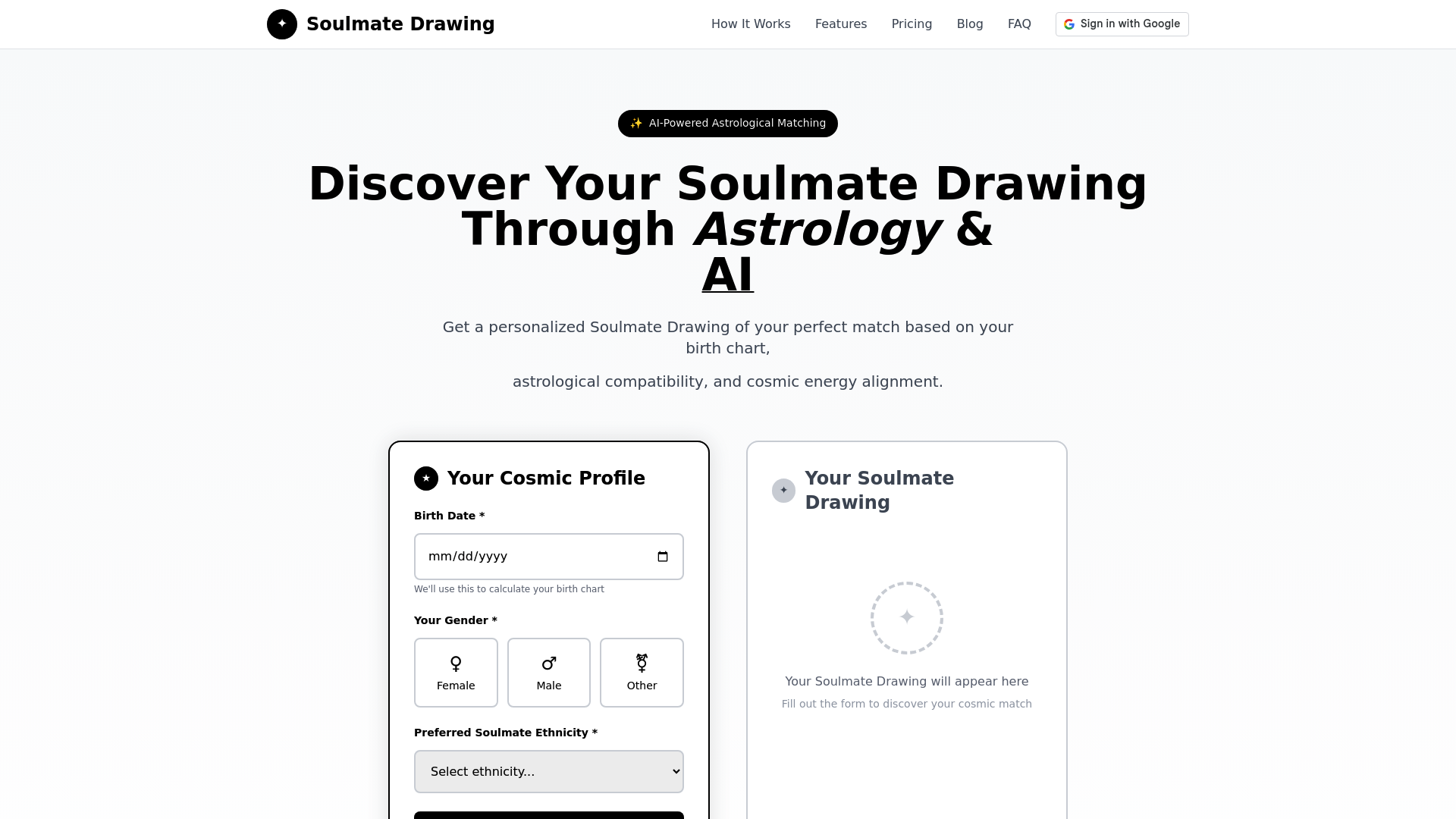 Starla Soulmate Drawing