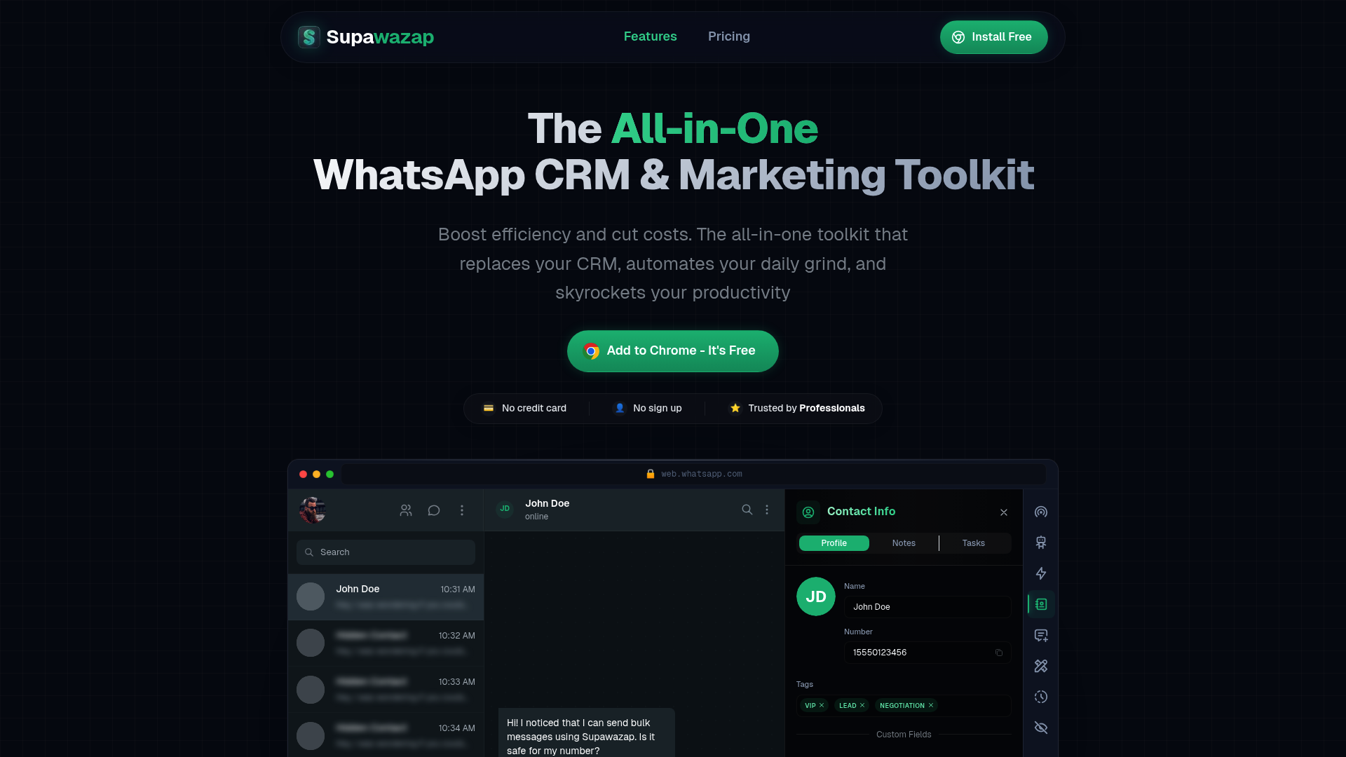Supawazap: The Ultimate WhatsApp CRM & Marketing Toolkit