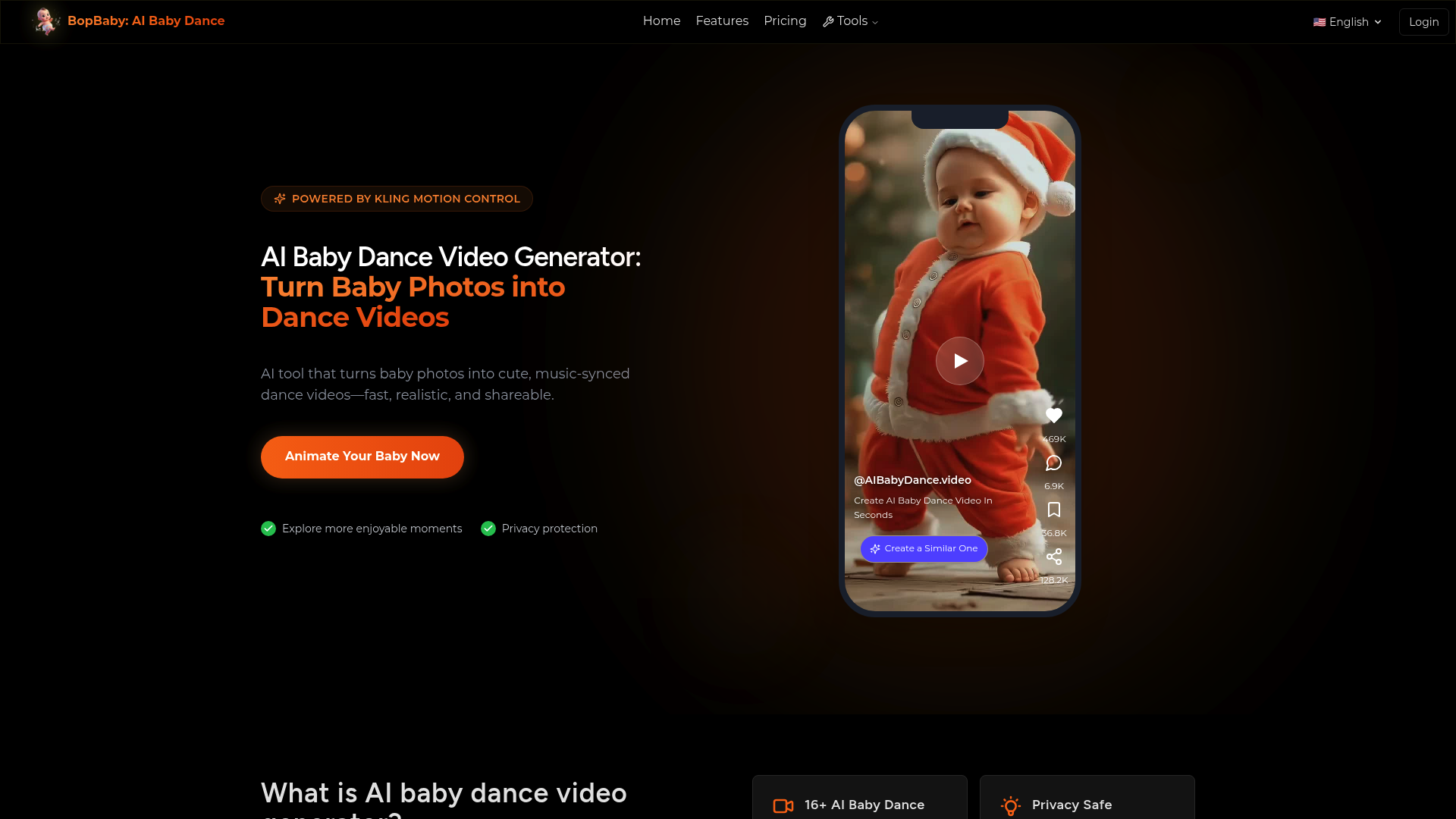 Create Realistic AI Baby Dance Video Clips with BopBaby