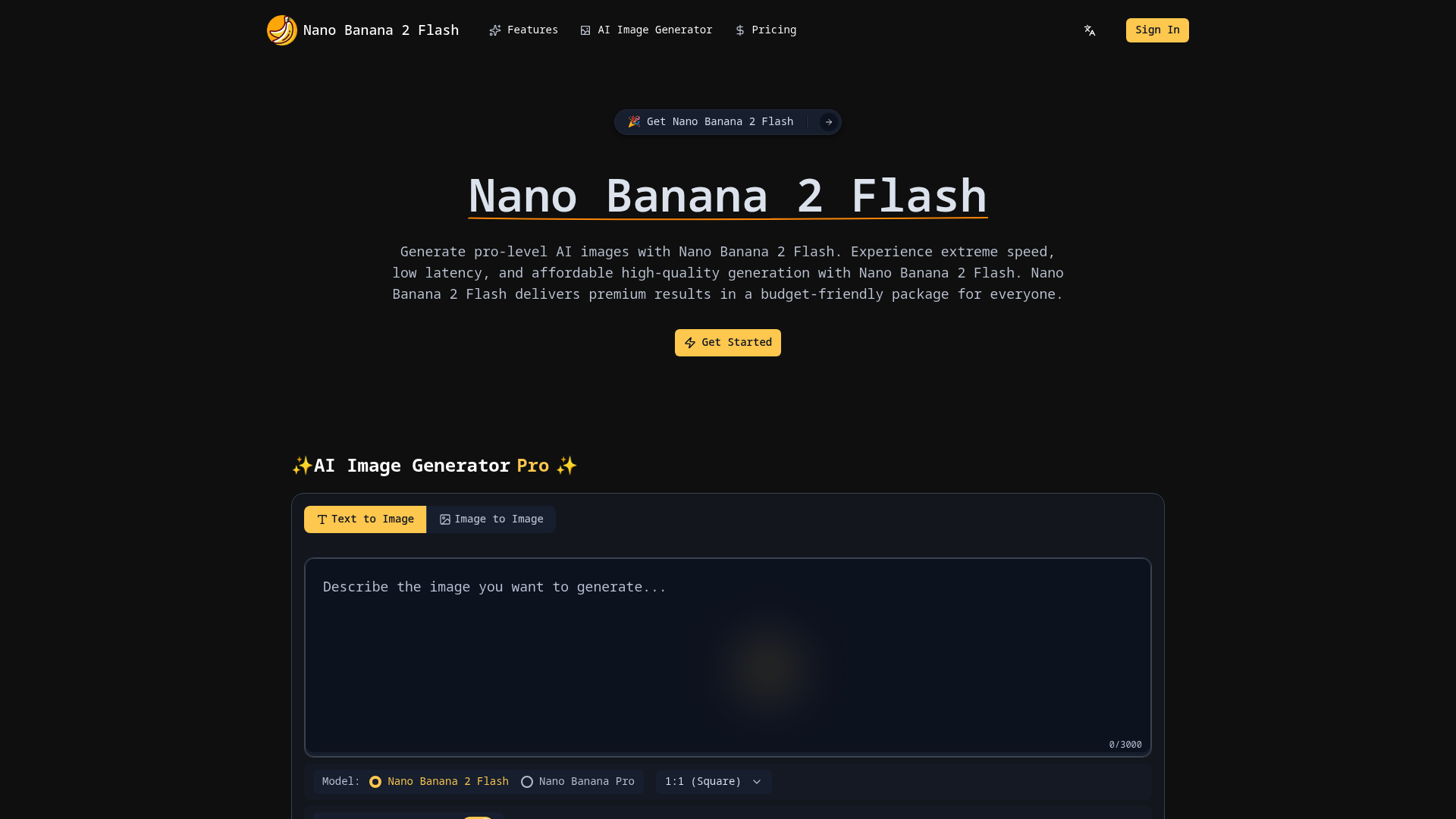 Nano Banana2 Flash: Fast AI Image Generator