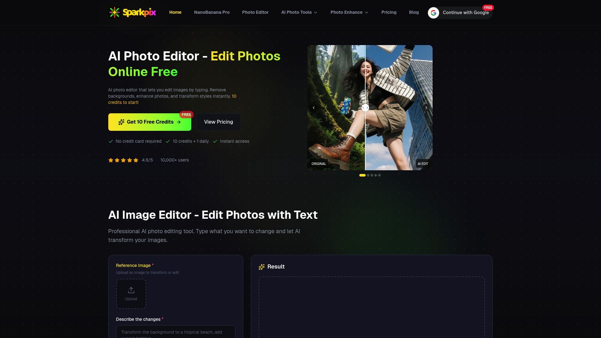 Sparkpix: The Ultimate AI Photo Editor for Instant Edits
