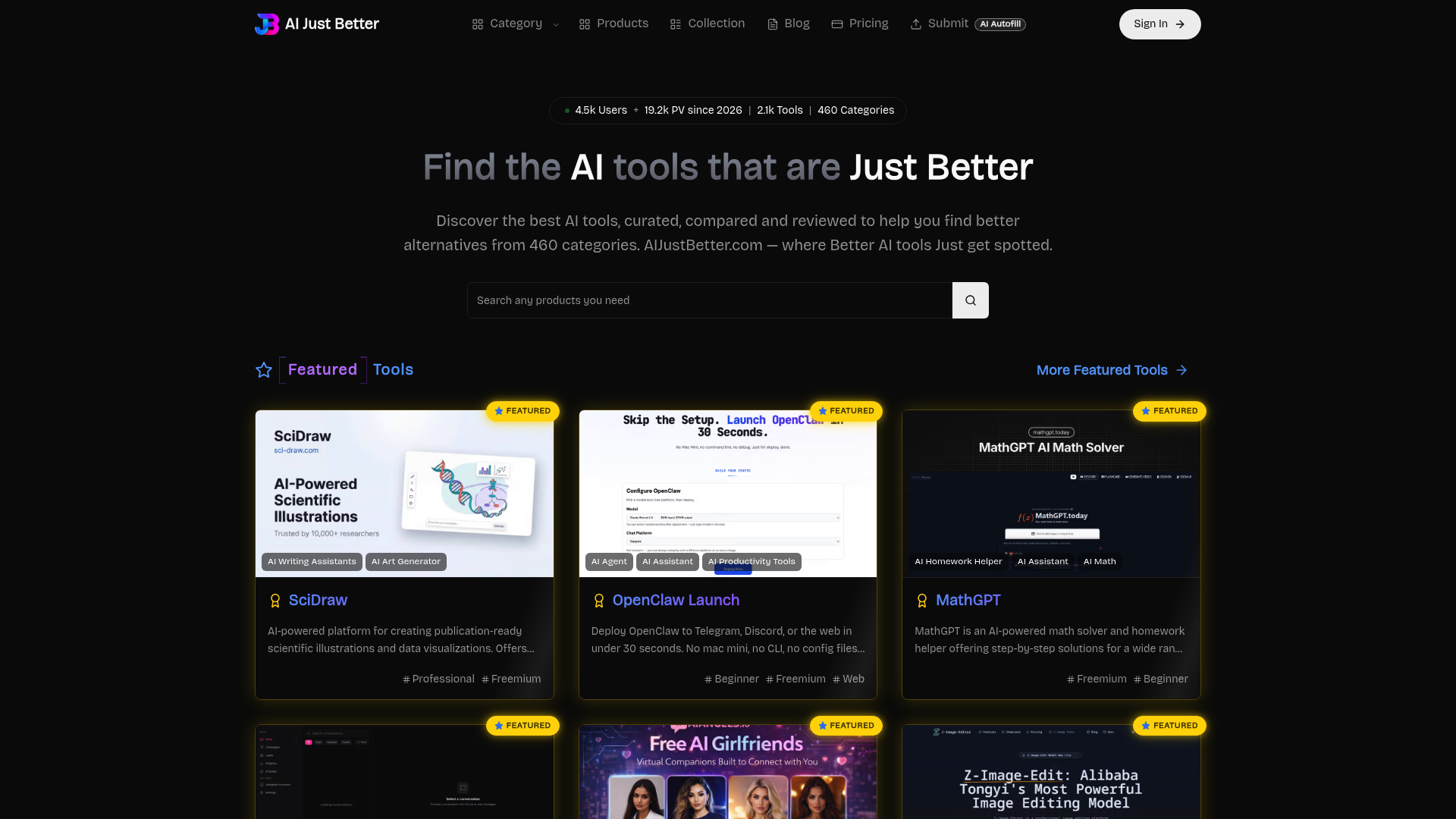 Discover the Best AI Tools on aijustbetter Directory