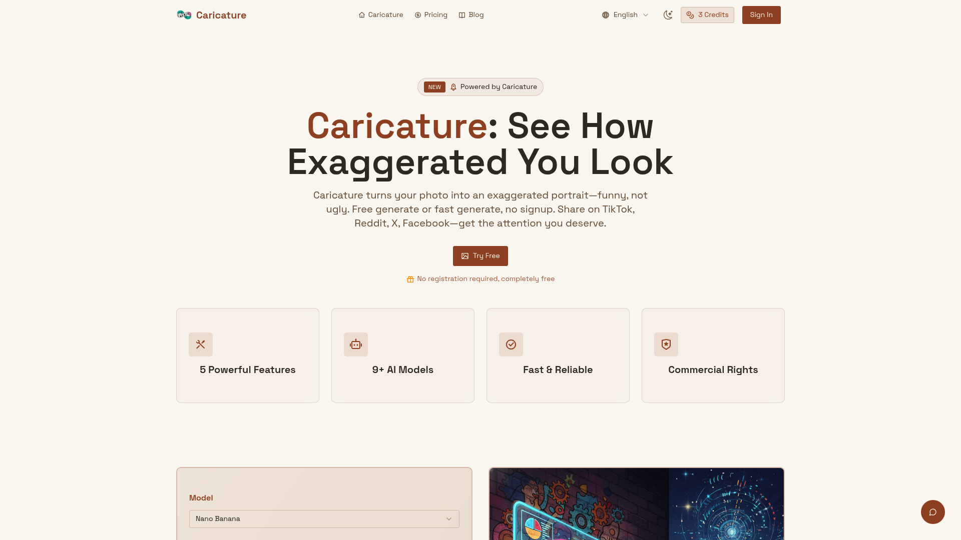 Create Funny AI Portraits with Caricature Generator