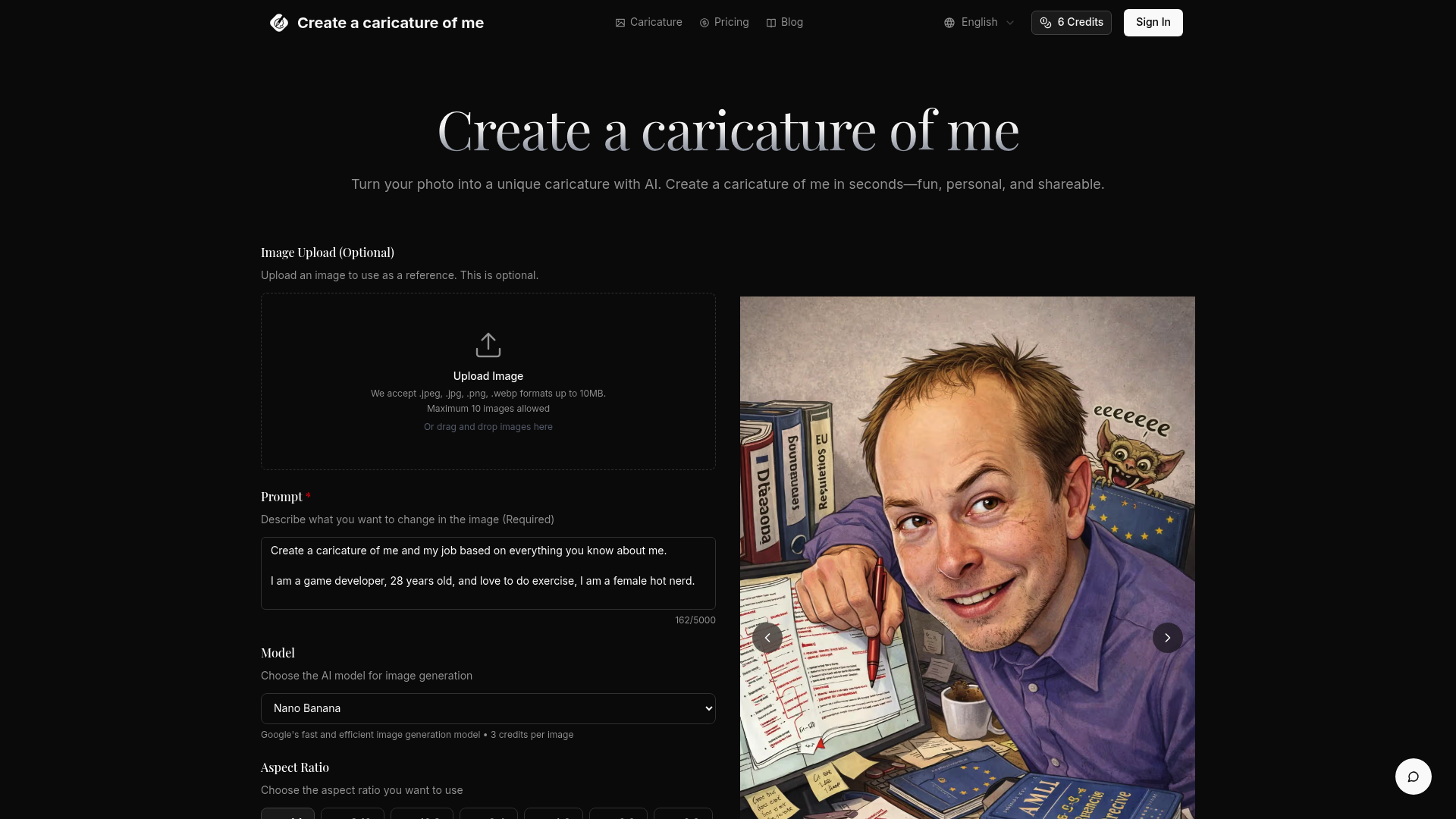 AI生成我的漫画头像：在线照片转漫画人物工具