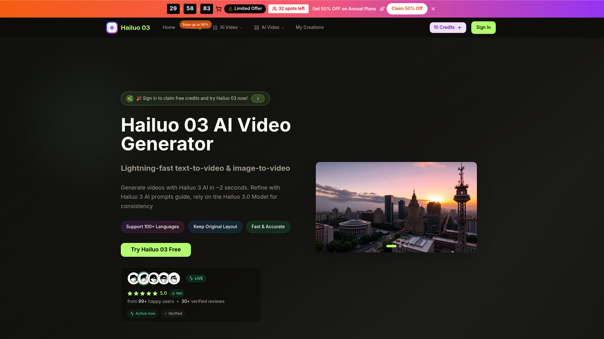 Hailuo3: The Ultimate AI Video and Image Generator
