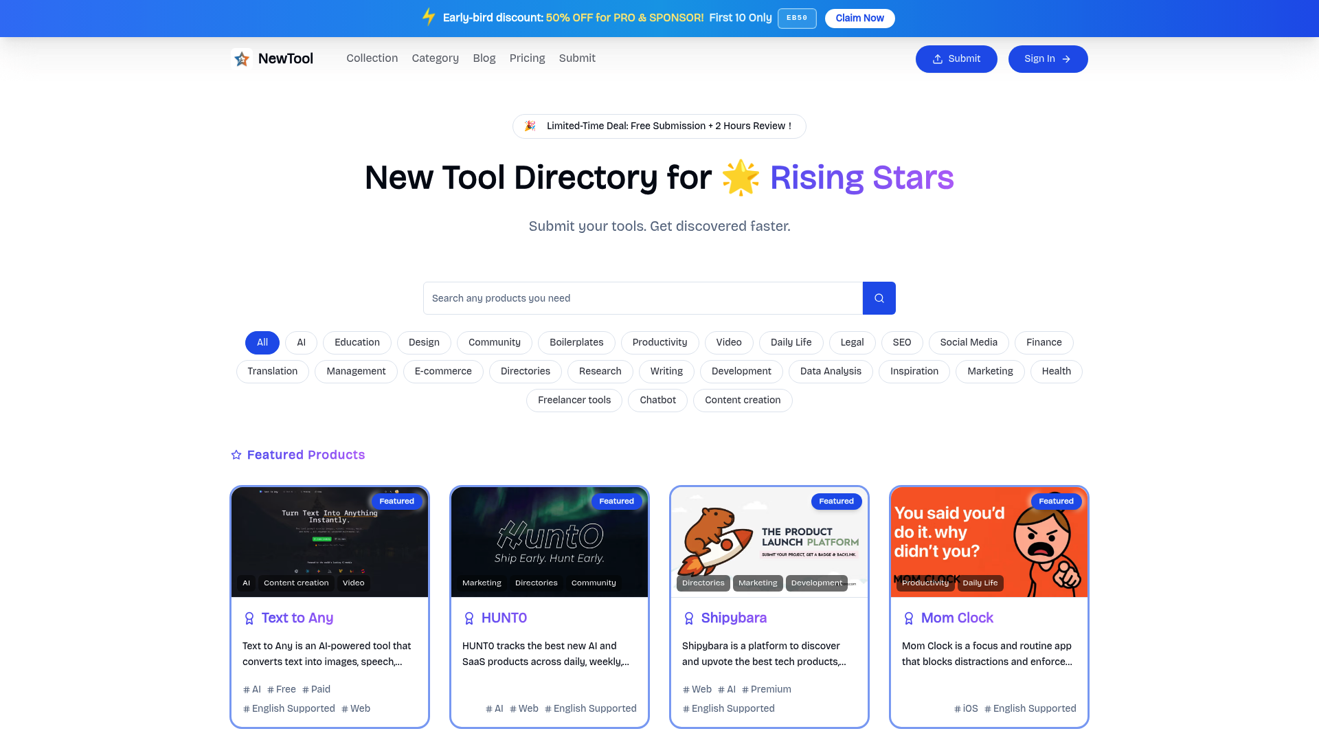 Smart AI Directory: Discover the Best New AI Tools Daily