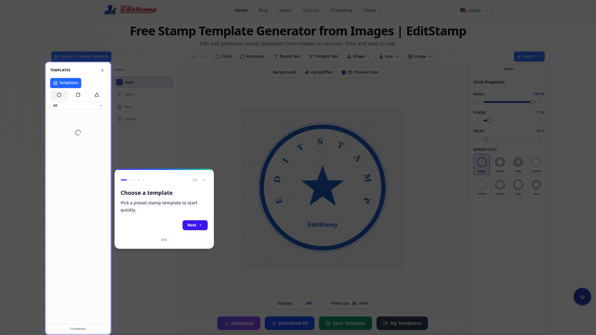 Online Stamp Maker Design Custom Stamps  EditStamp