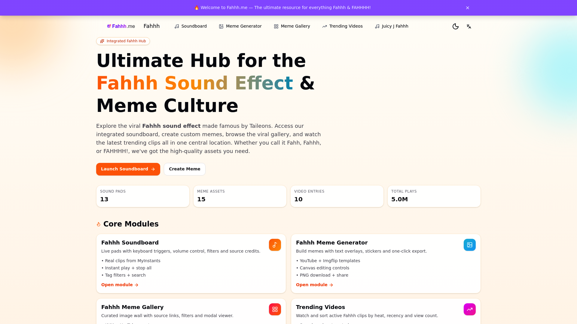 Fahhh: The Ultimate Soundboard and Meme Hub for Taileons