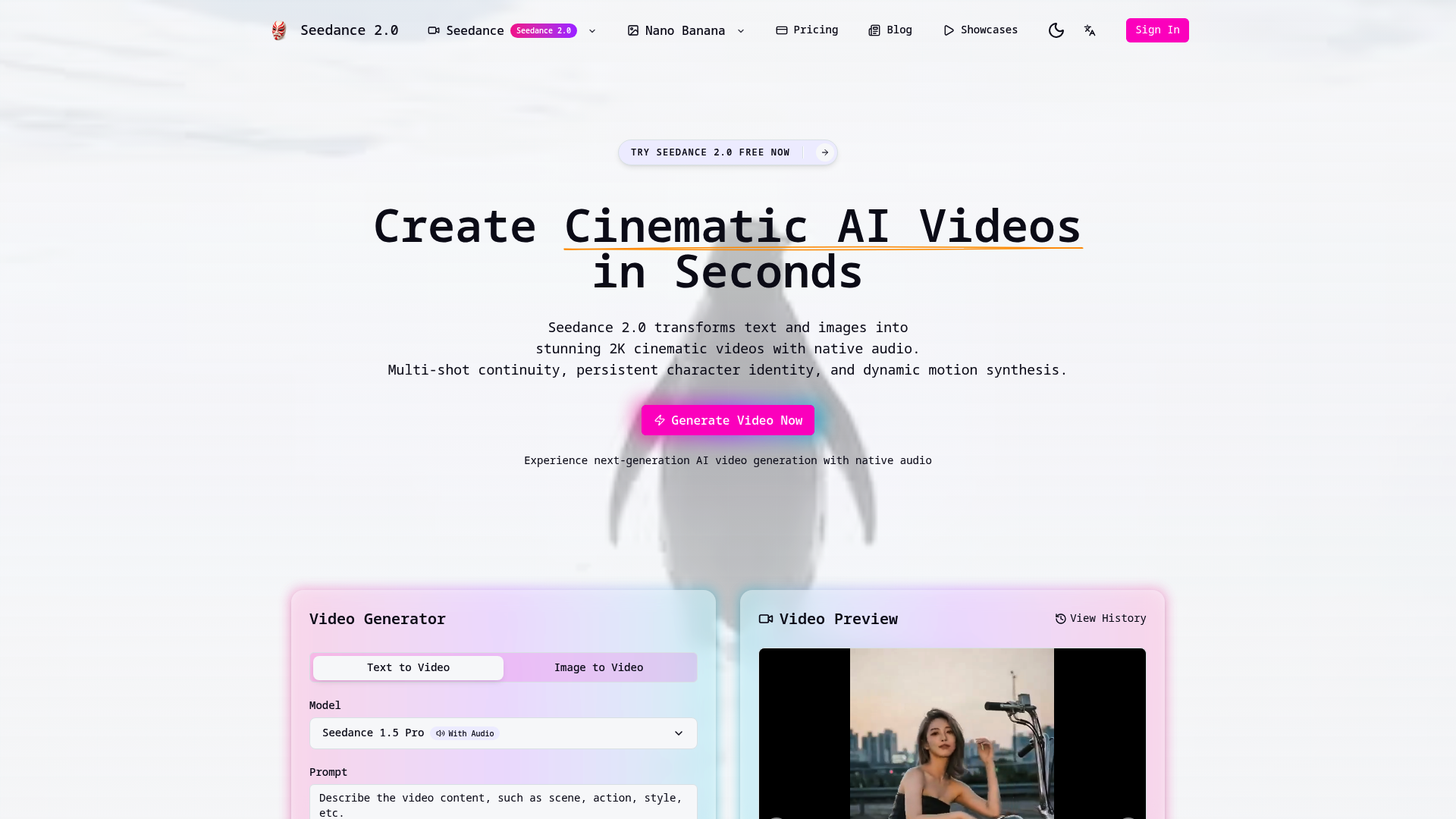 Seedance 2.0：字节跳动新一代 AI 视频生成神器