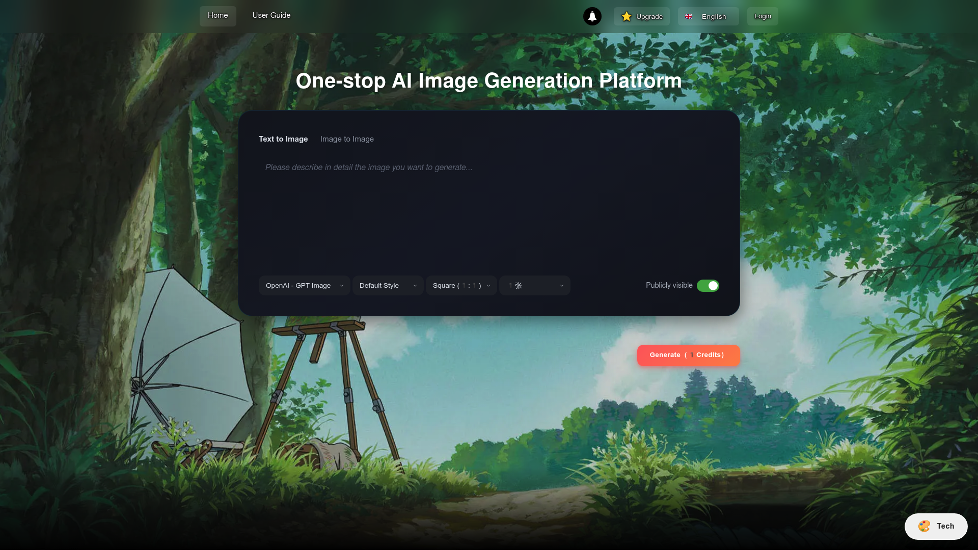 Nanomelon One stop AI Image Generation Platform