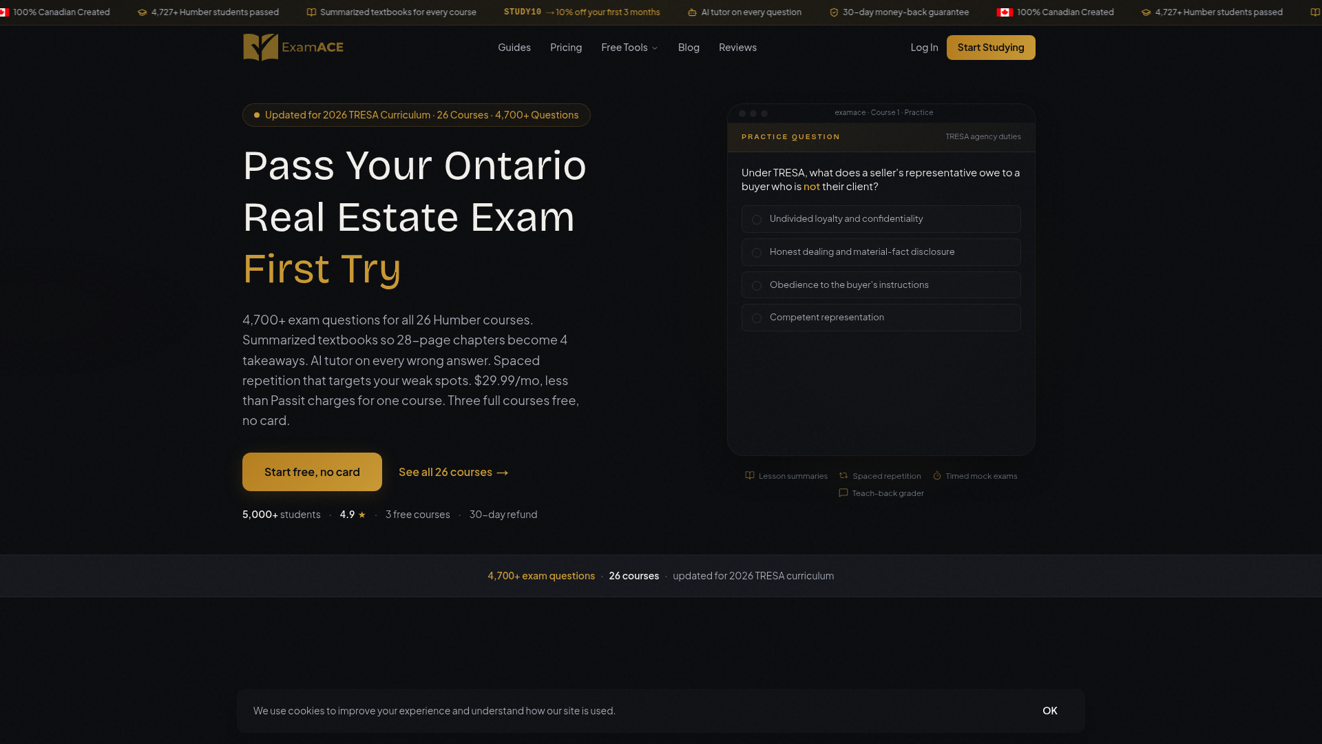 examace Review: Ontario Real Estate Exam Prep