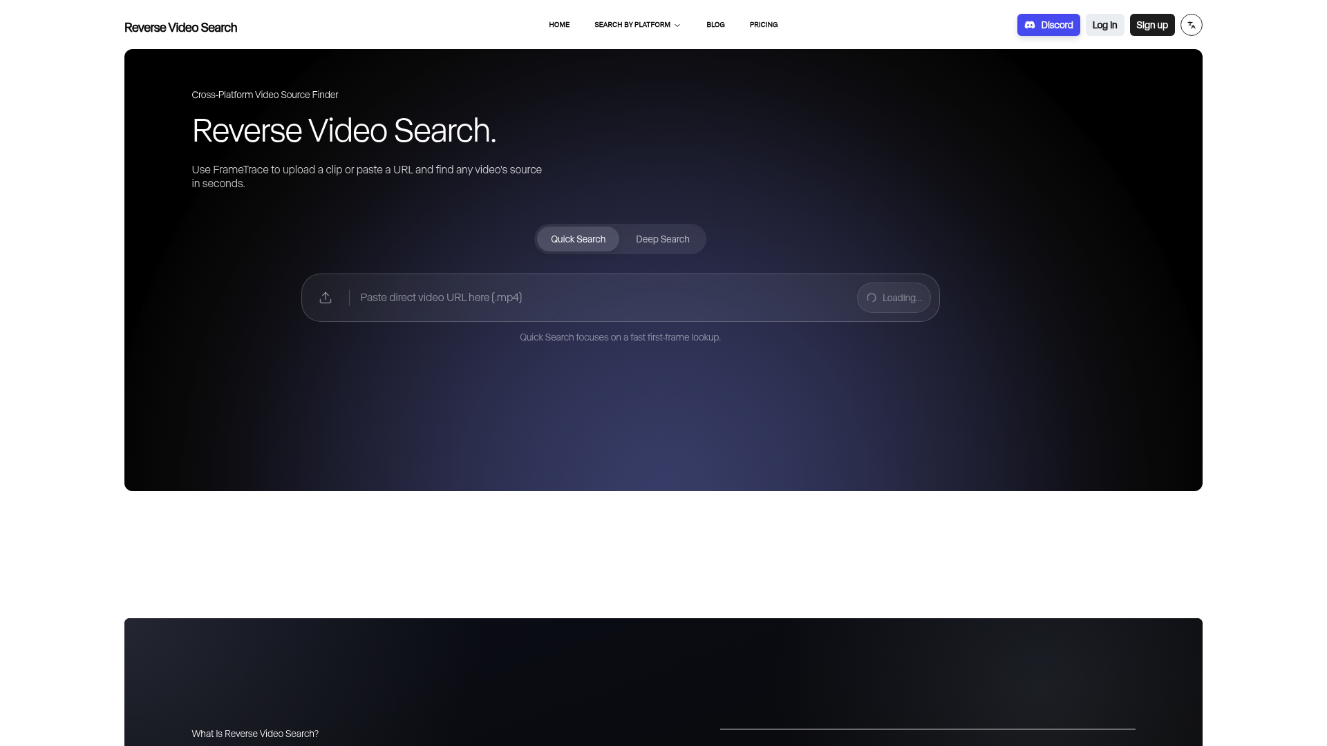 Reverse Video Search