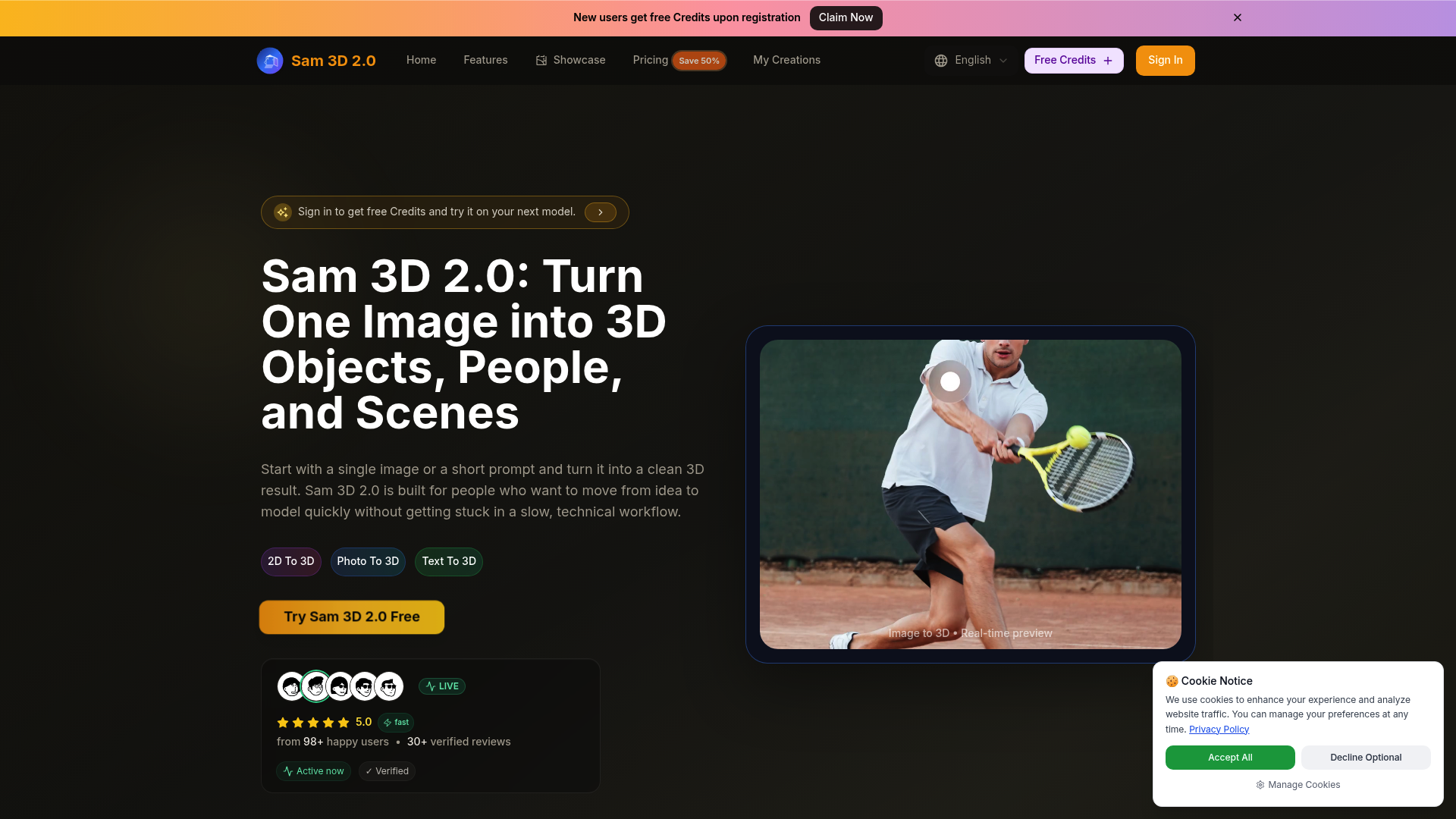 sam 3d 2