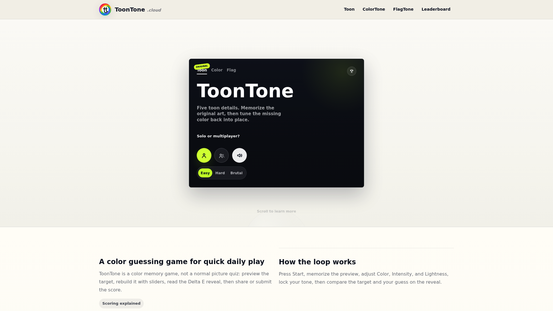 ToonTone Cloud