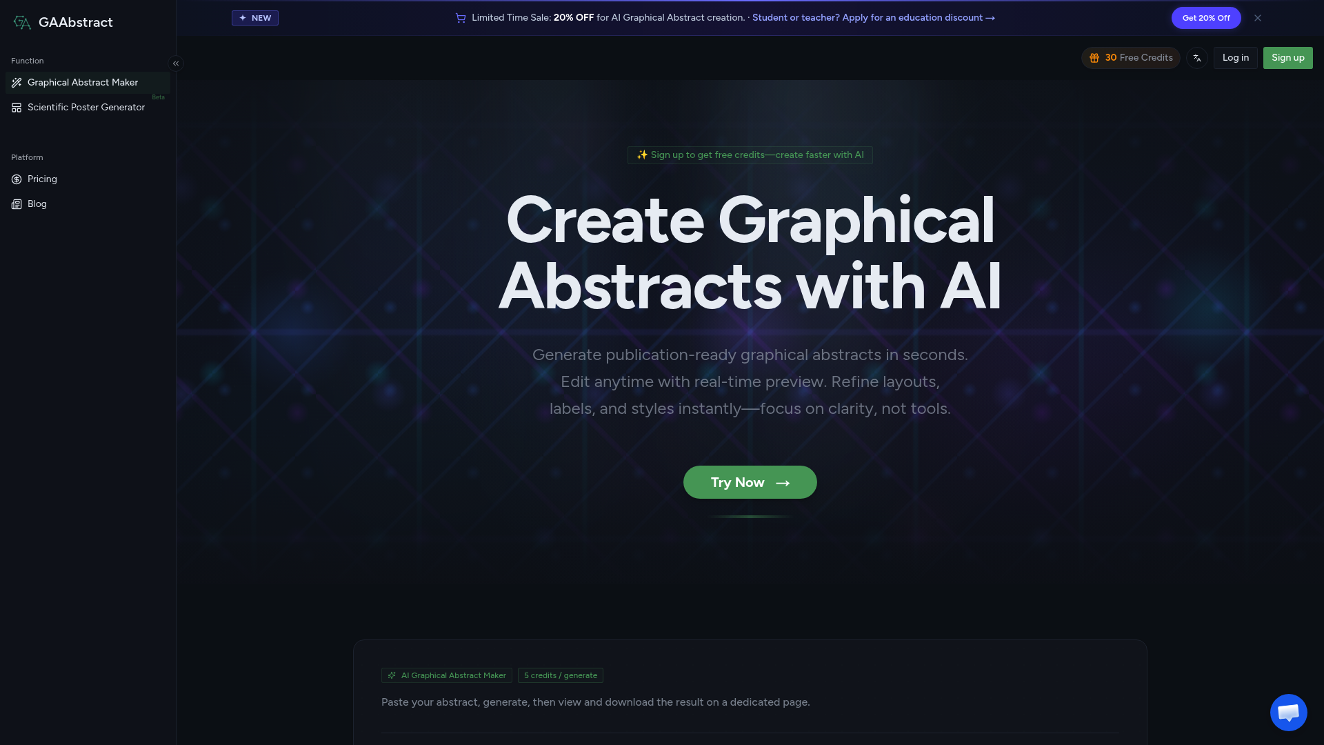 GAAbstract - AI Graphical Abstract Maker