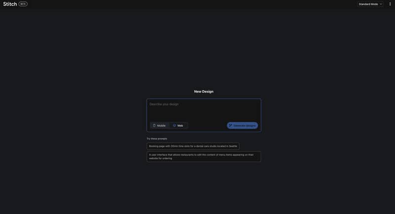 Google Stitch Google Stitch