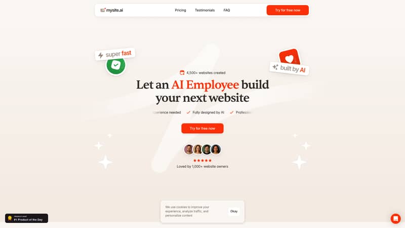 mysite ai: The Smart AI Website Builder