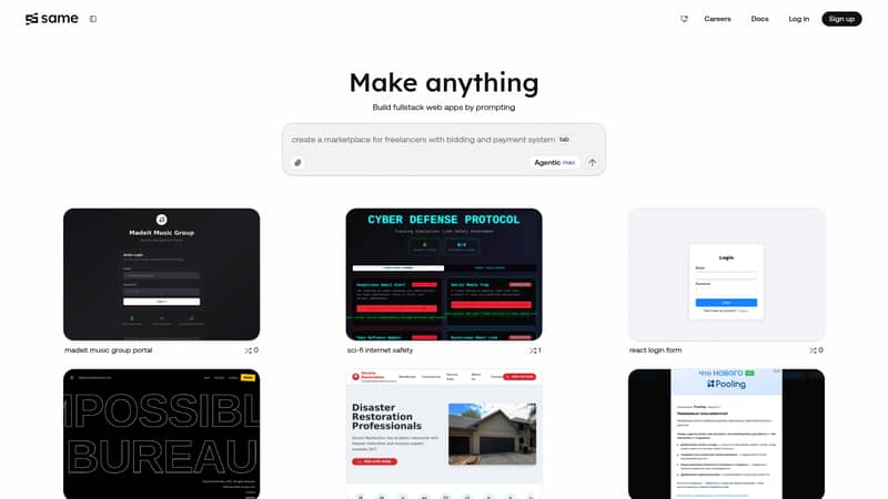 Discover Same New: The AI Tool to Make Anything Effortlessly