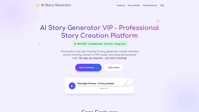 AI Story Generator VIP – The Ultimate Free AI Story Generator 