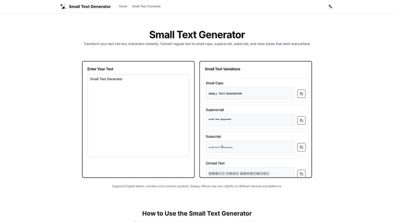 The Ultimate Free Small Text Converter for Creative Content