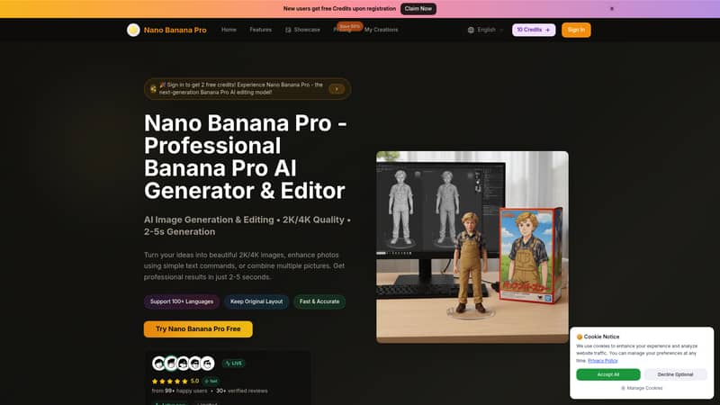 Nano Banana Pro: Create 4K AI Art in Seconds