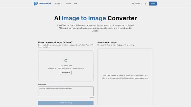 AI image to image Editor AI image to image Editor