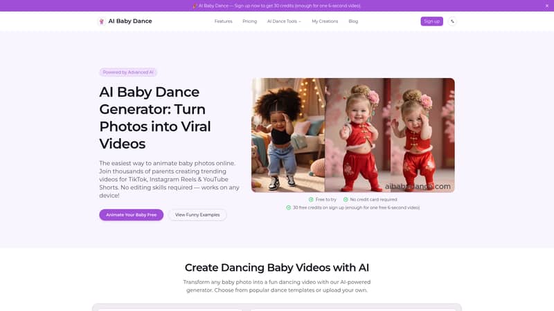 AI Baby Dance Generator: Turn Photos into Viral Videos