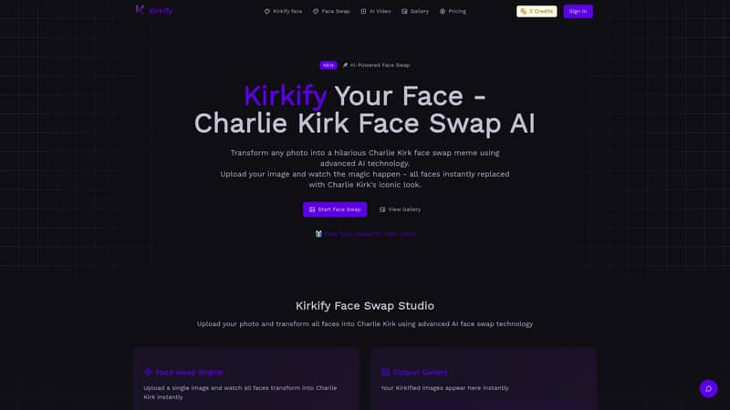 Kirkify AI: Ultimate Charlie Kirk Face Swap Meme Generator