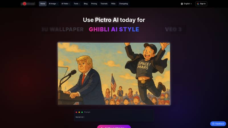 Pictro AI: The All-in-One AI Image Generator and Editor