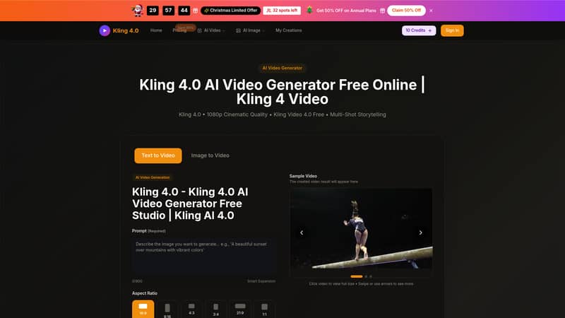 可灵Kling 4.0：手机也能用的 1080P AI 视频生成神器