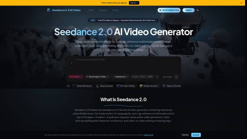 Seedance 2-0 AI Video Generator