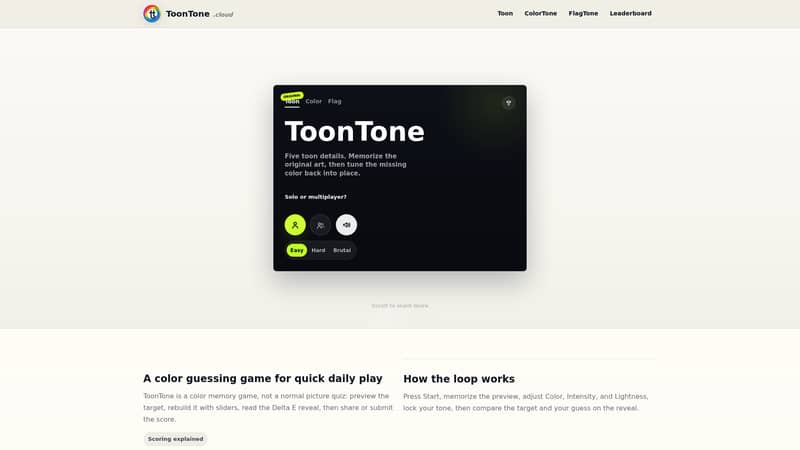 ToonTone Cloud