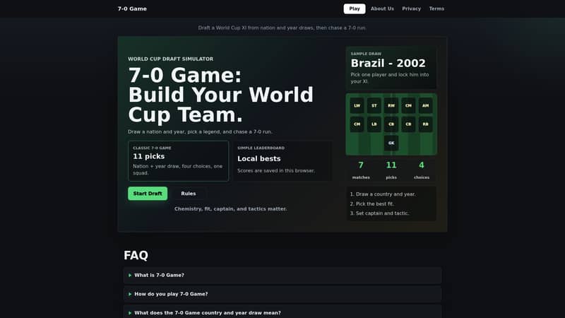 7-0 games