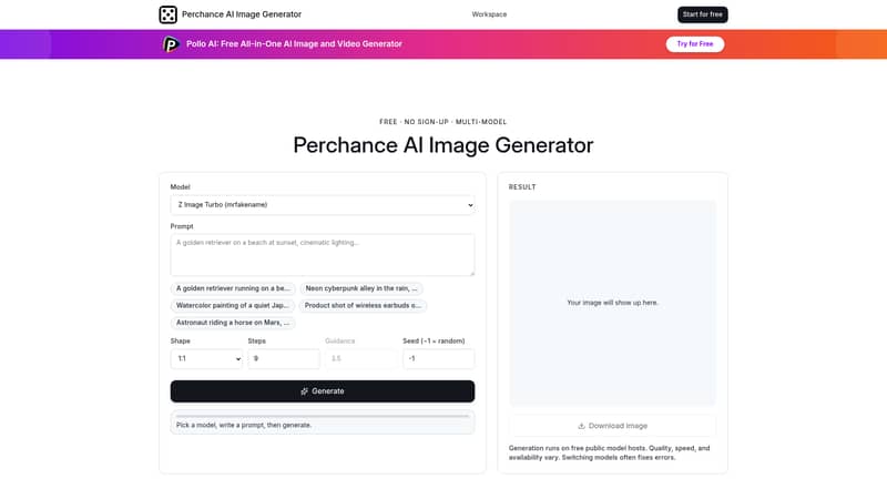 Perchance AI Image Generator