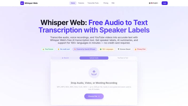 Whisper Web